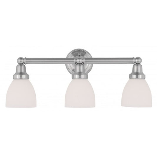 Livex Lighting Classic Bath Light in Brushed Nickel