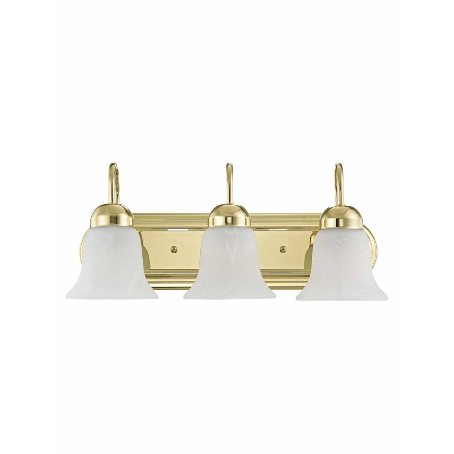 Livex Lighting Riviera Bath Light in Polished Brass