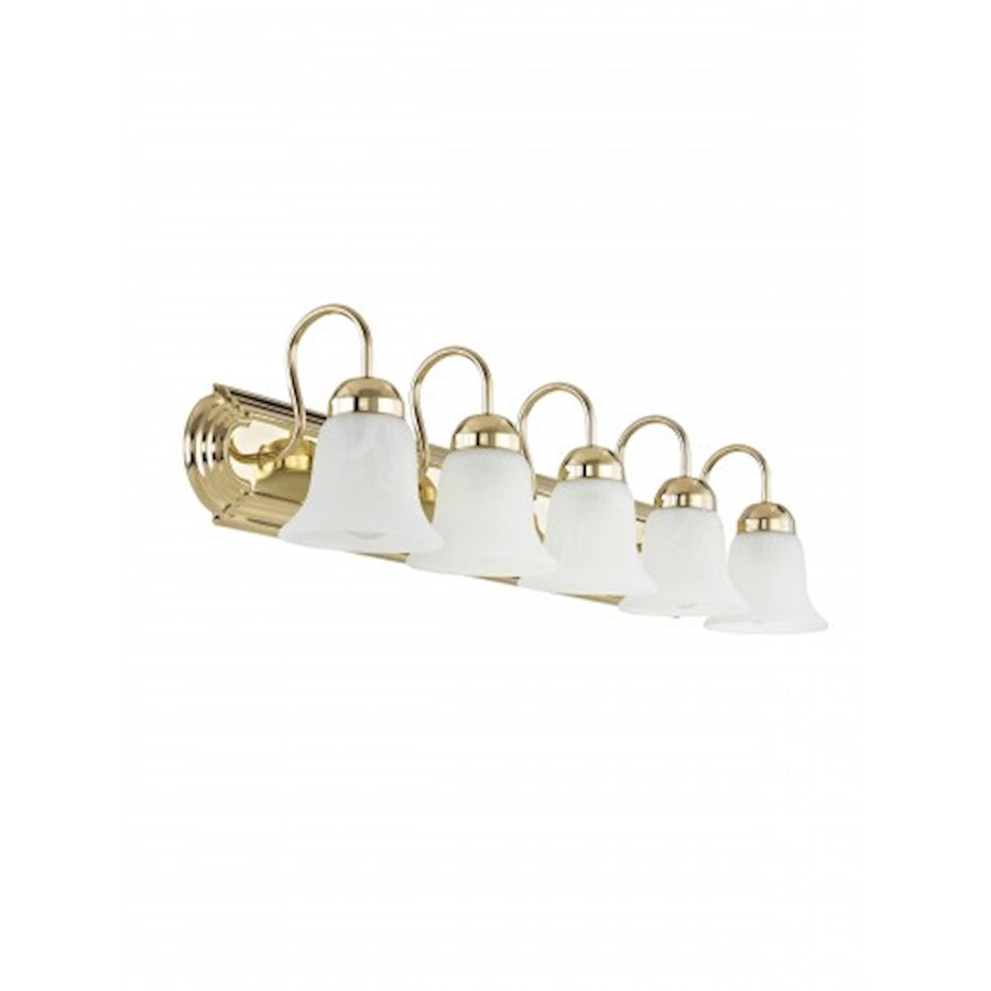 Livex Lighting Riviera Bath Light in Polished Brass