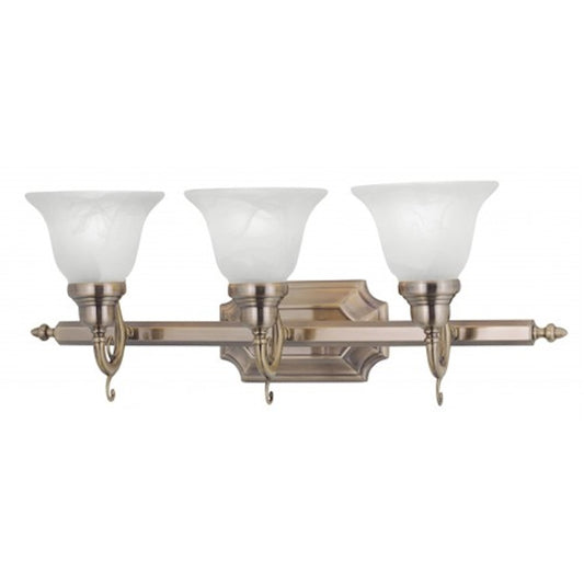 Livex Lighting French Regency Bath Light in Antique Brass
