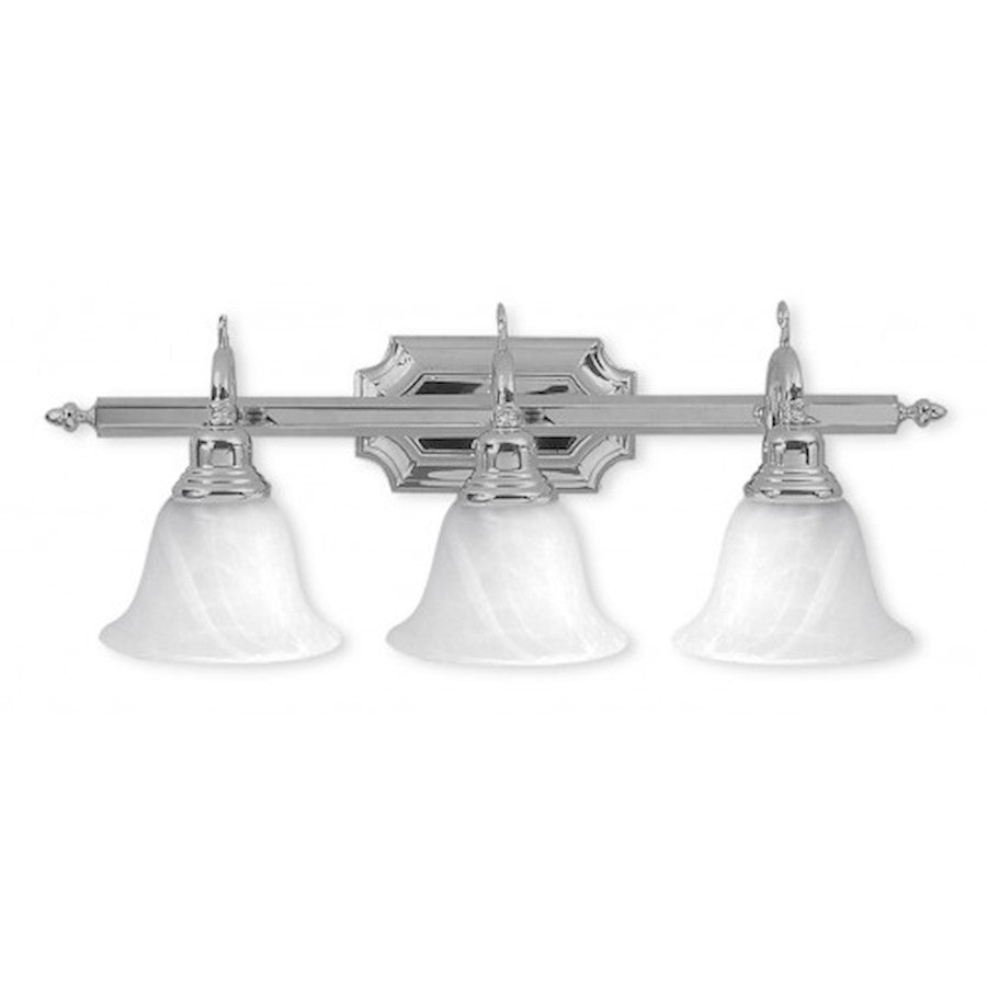 Livex Lighting French Regency Bath Light in Chrome