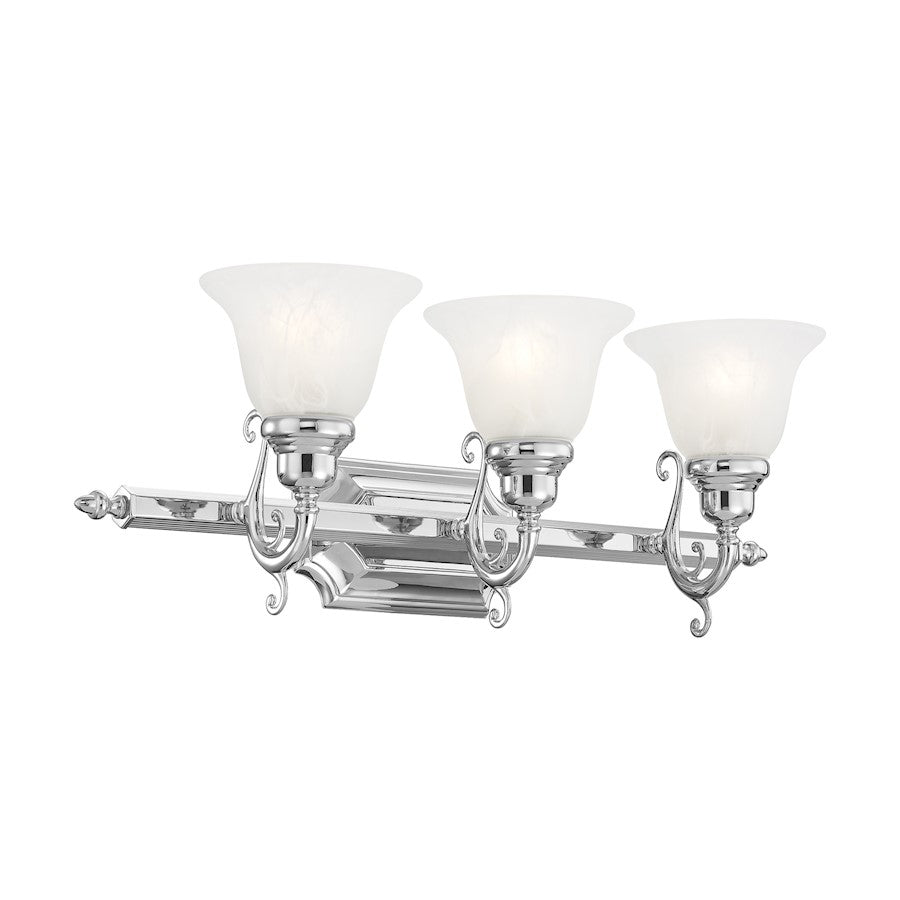 Livex Lighting French Regency Bath Light in Chrome
