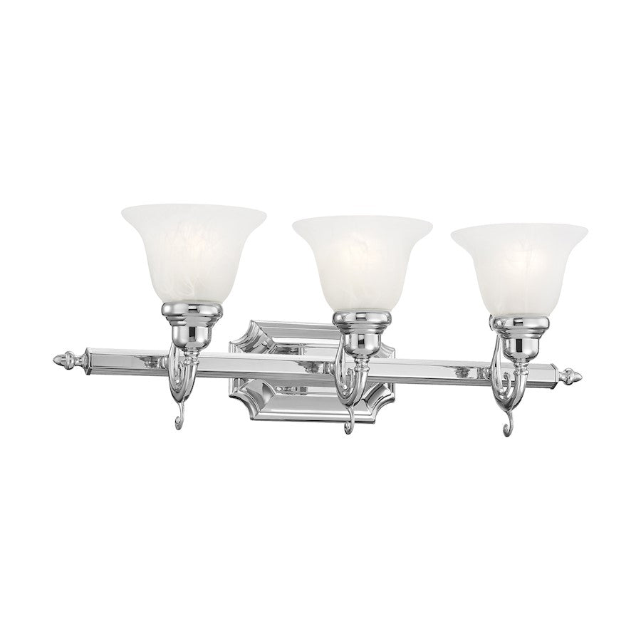 Livex Lighting French Regency Bath Light in Chrome