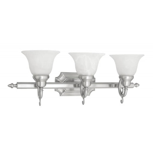 Livex Lighting French Regency Bath Light in Brushed Nickel