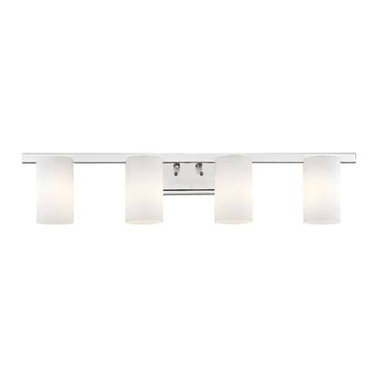Livex Lighting Astoria Bathroom Vanity Lighting, Chrome