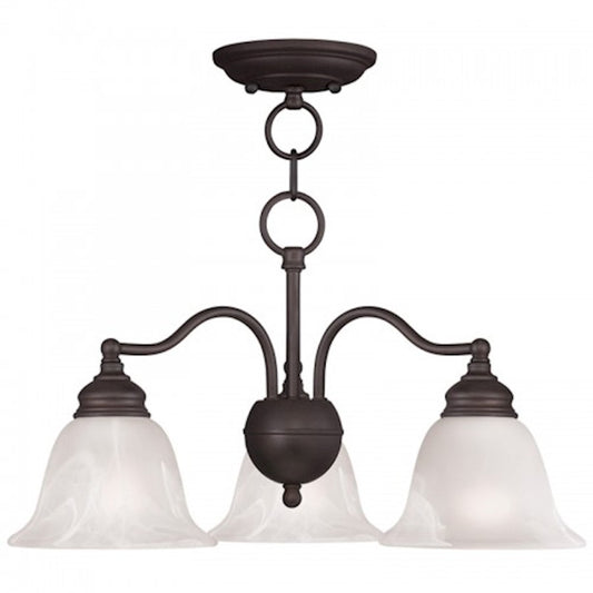 Livex Lighting Essex Convertible Chandelier/Ceiling Mount in Bronze
