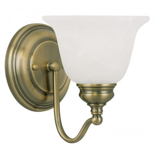 Livex Lighting Essex Bath Light in Antique Brass