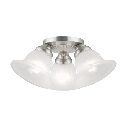 Livex Lighting Edgemont Ceiling Mount in Brushed Nickel