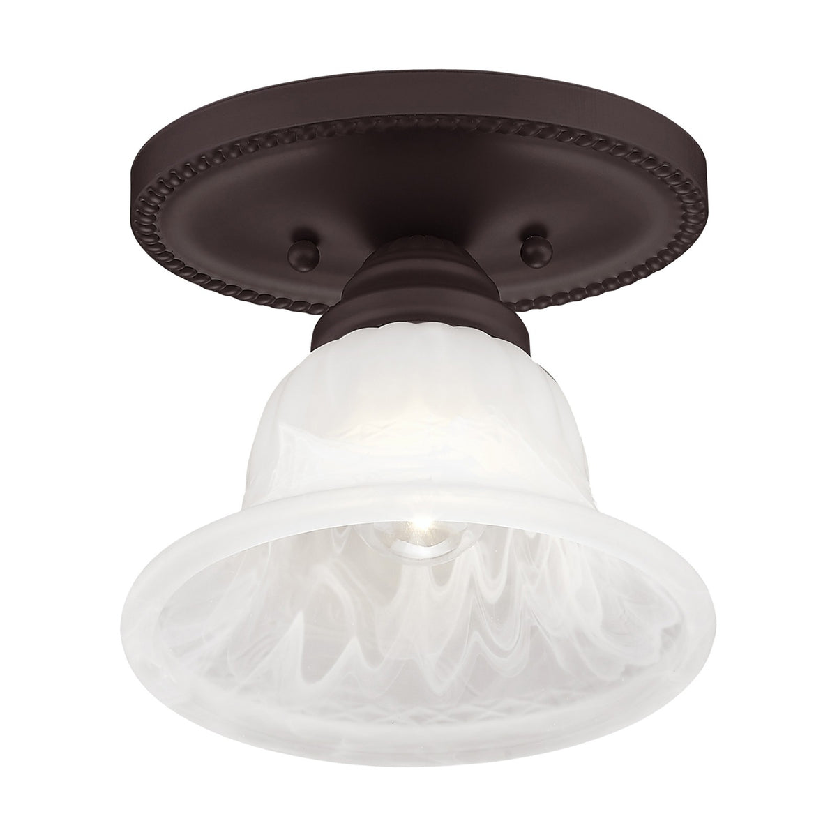 Livex Lighting Edgemont Ceiling Mount in Bronze
