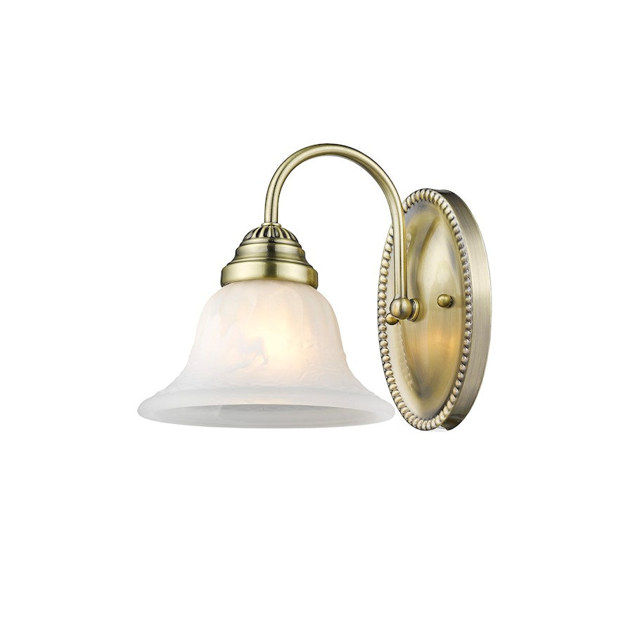 Livex Lighting Edgemont Bath Light in Antique Brass