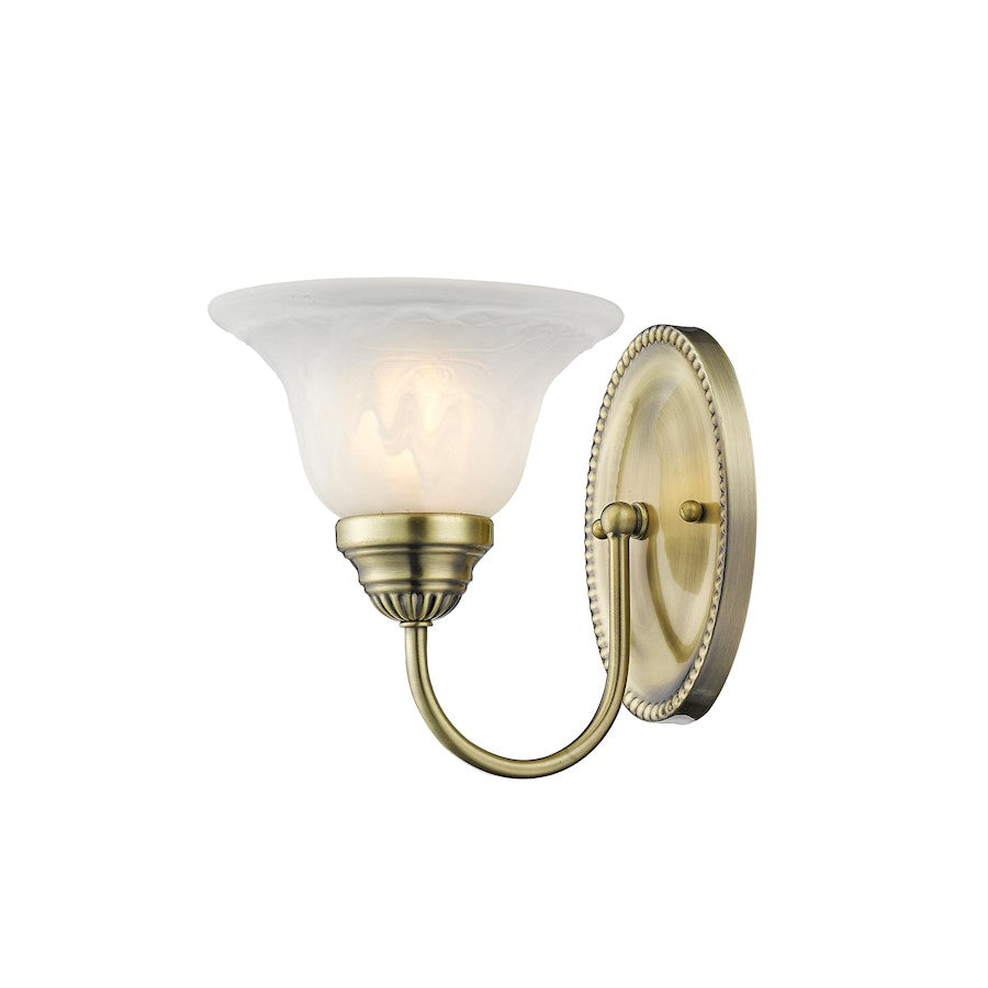 Livex Lighting Edgemont Bath Light in Antique Brass