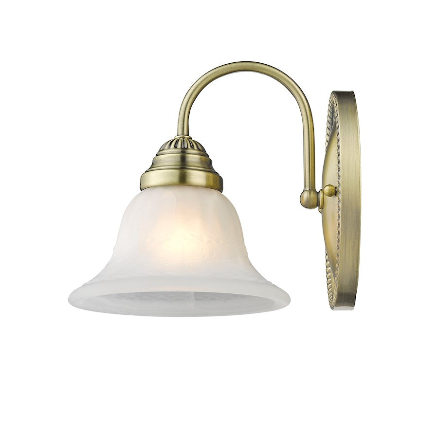 Livex Lighting Edgemont Bath Light in Antique Brass