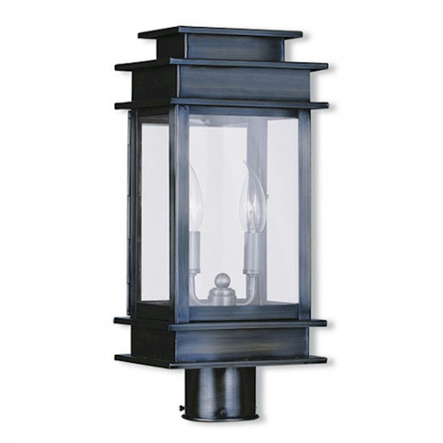 Livex Lighting Princeton Outdoor Post Head in Vintage Pewter