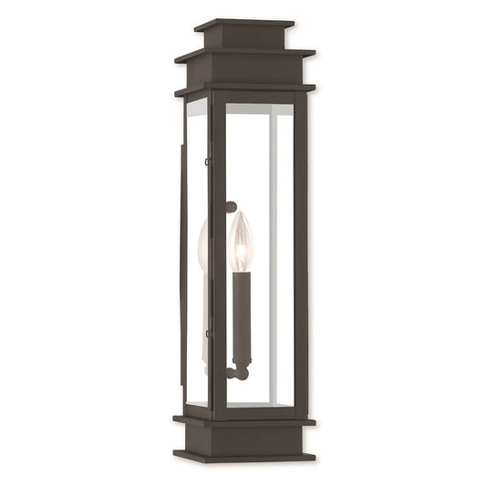 Livex Lighting Princeton 1 Light Wall Lantern, Black