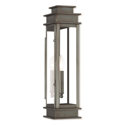 Livex Lighting Princeton 1 Light Wall Lantern, Vintage Pewter