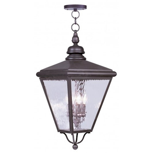 Livex Lighting Cambridge Outdoor Chain Hang in Bronze