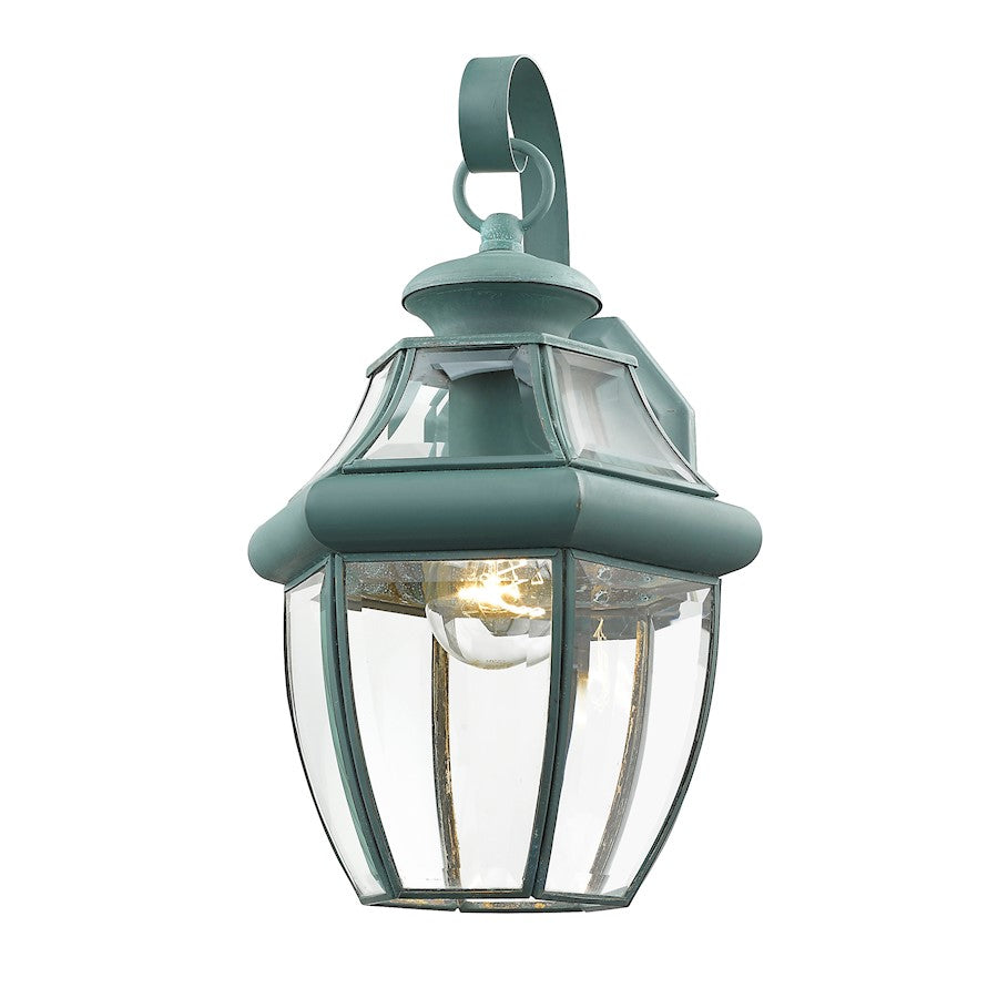 Livex Lighting Monterey Outdoor Wall Lantern in Verdigris