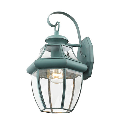 Livex Lighting Monterey Outdoor Wall Lantern in Verdigris