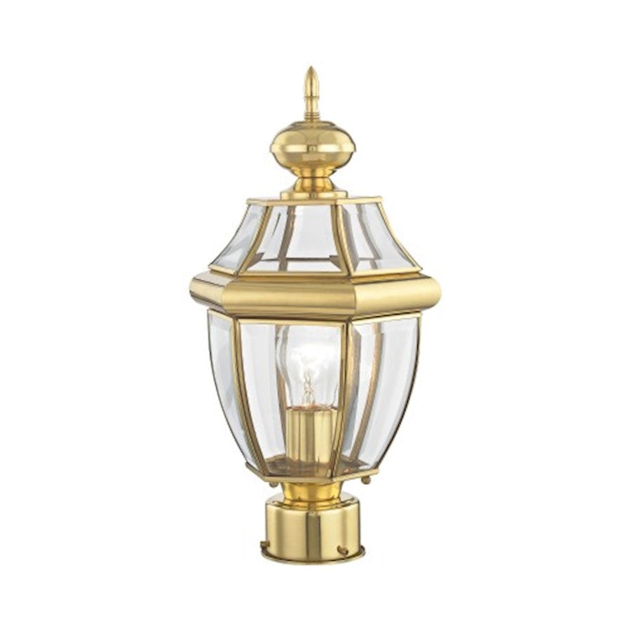 Livex Lighting Monterey Outdoor Post Head in Polished Brass