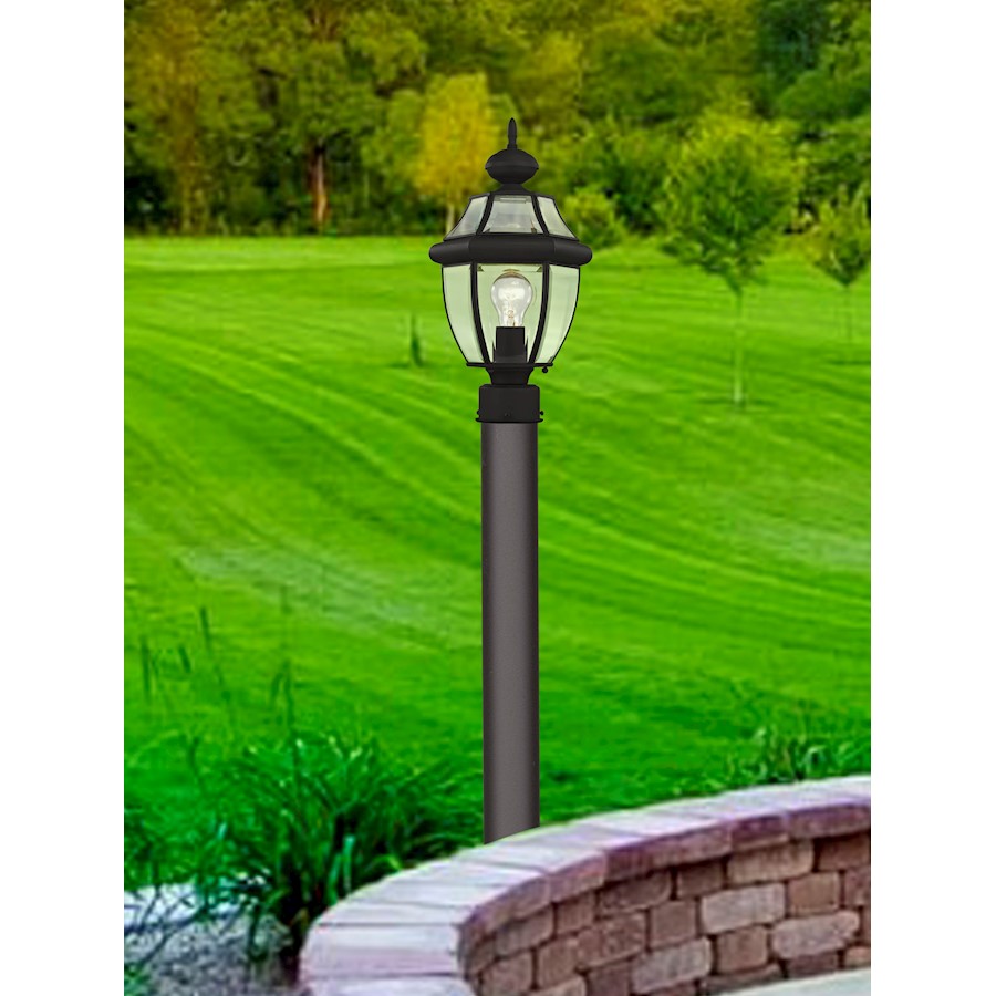 Livex Lighting Monterey Outdoor Post Head in Black