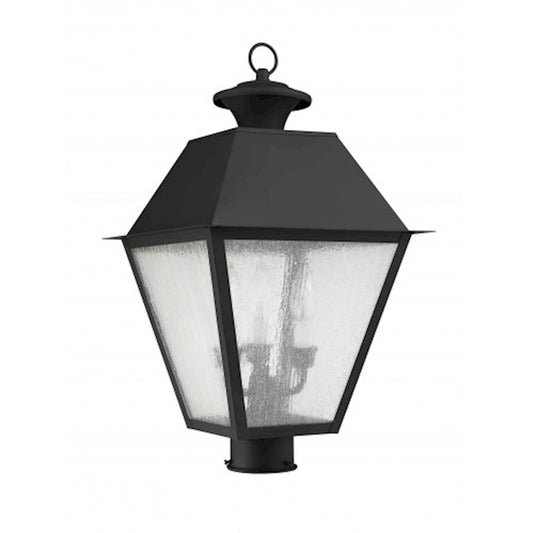 Livex Lighting Mansfield Outdoor Post Head in Black