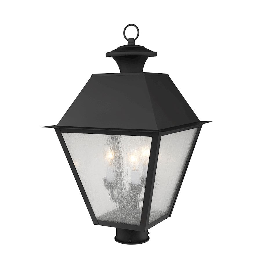Livex Lighting Mansfield Outdoor Post Head in Black