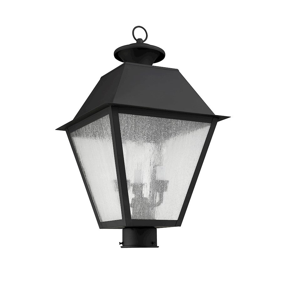 Livex Lighting Mansfield Outdoor Post Head in Black