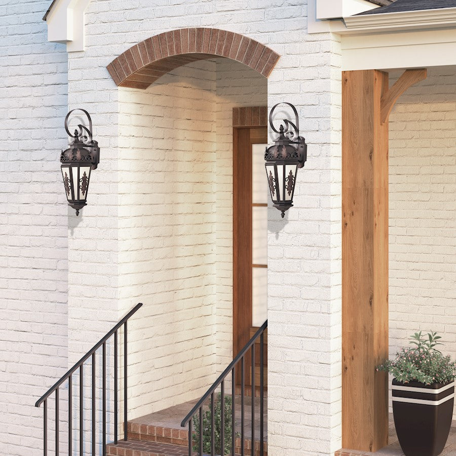 Livex Lighting Berkshire Outdoor Wall Lantern in Bronze