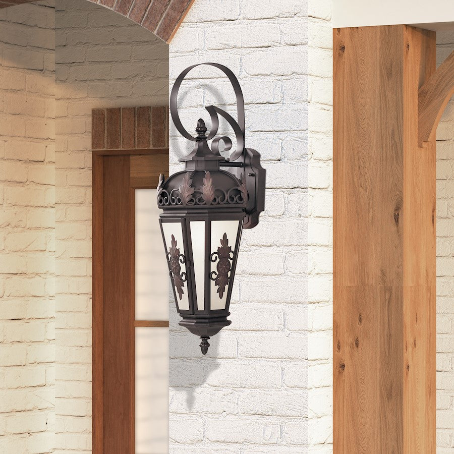 Livex Lighting Berkshire Outdoor Wall Lantern in Bronze