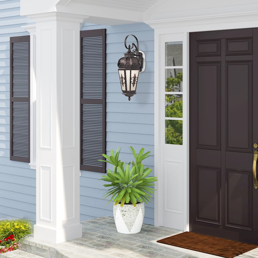 Livex Lighting Berkshire Outdoor Wall Lantern in Bronze