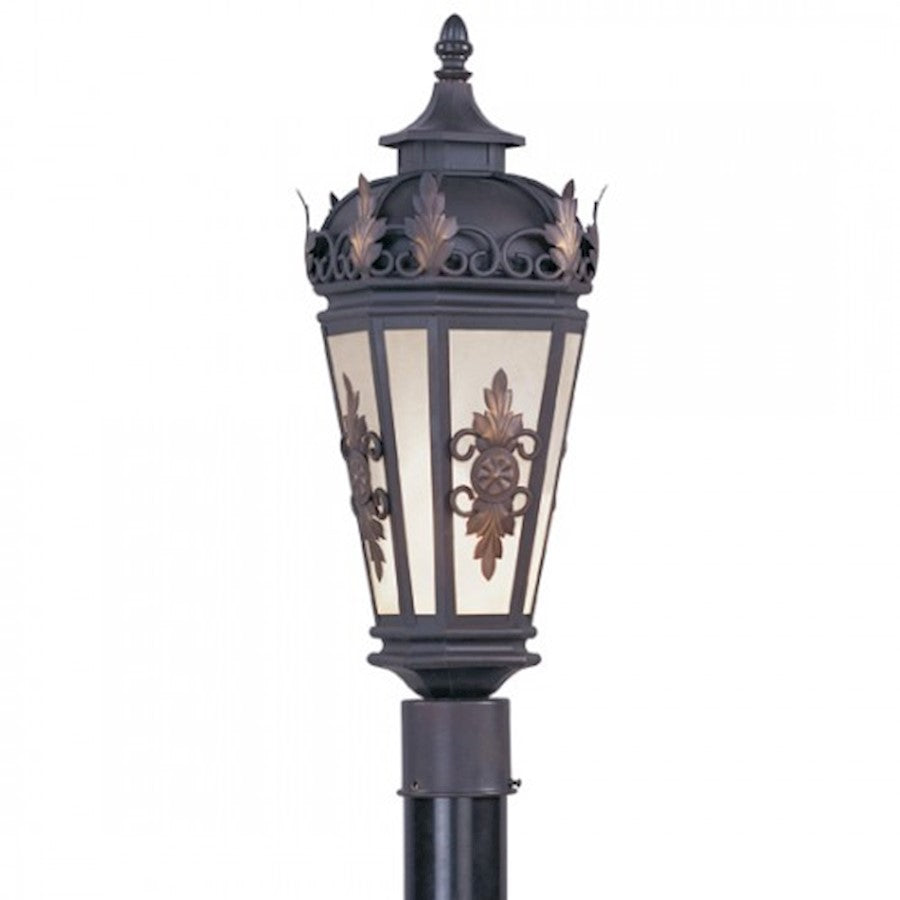 Livex Lighting Berkshire Outdoor Post Head in Bronze