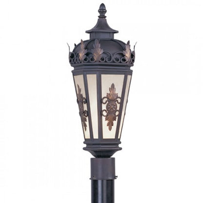 Livex Lighting Berkshire Outdoor Post Head in Bronze
