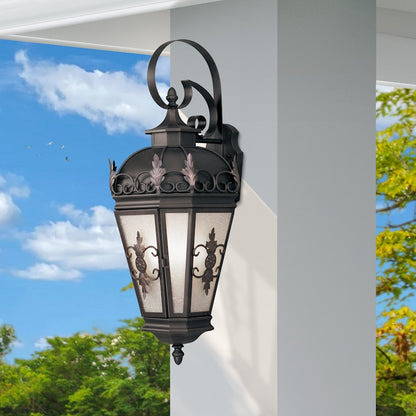 Livex Lighting Berkshire Outdoor Wall Lantern in Bronze