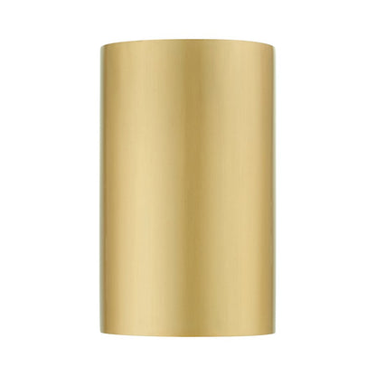 Livex Bond 1 Light Outdoor/Indoor ADA Small Sconce, Satin Gold