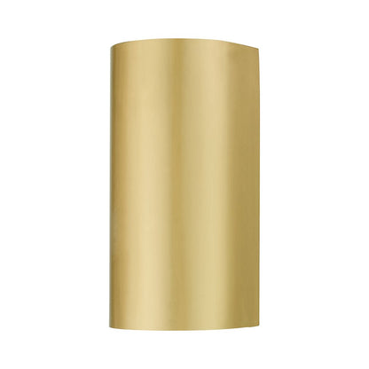 Livex Bond 1 Light Outdoor/Indoor ADA Medium Sconce, Satin Gold