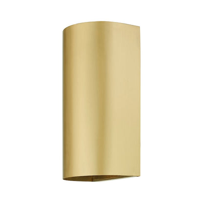 Livex Bond 1 Light Outdoor/Indoor ADA Medium Sconce, Satin Gold