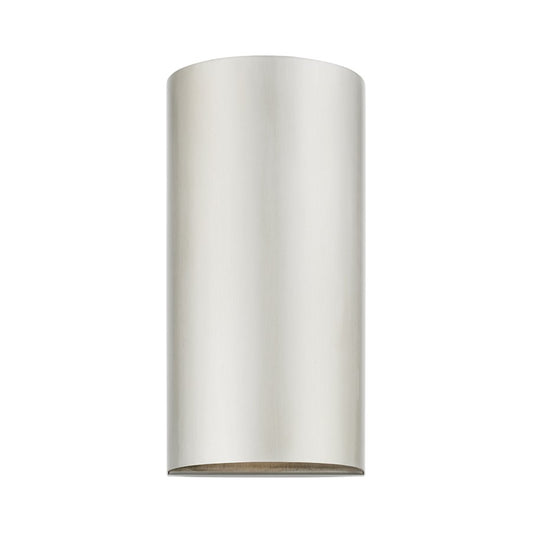 Livex Bond 1 Light Outdoor/Indoor ADA Medium Sconce, Brushed Nickel