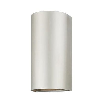 Livex Bond 1 Light Outdoor/Indoor ADA Medium Sconce, Brushed Nickel