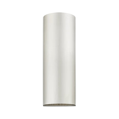 Livex Bond 1 Light Outdoor/Indoor ADA Large Sconce, Brushed Nickel