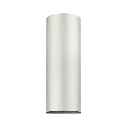 Livex Bond 1 Light Outdoor/Indoor ADA Large Sconce, Brushed Nickel