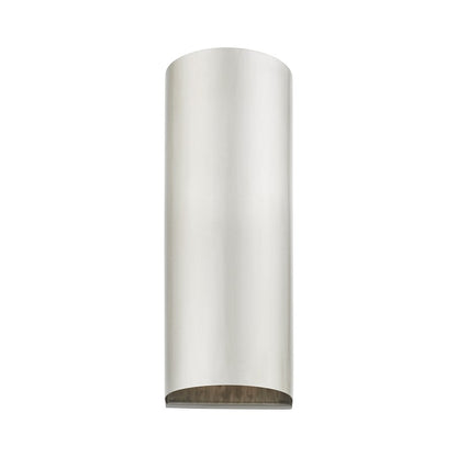 Livex Bond 1 Light Outdoor/Indoor ADA Large Sconce, Brushed Nickel