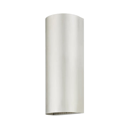 Livex Bond 1 Light Outdoor/Indoor ADA Large Sconce, Brushed Nickel