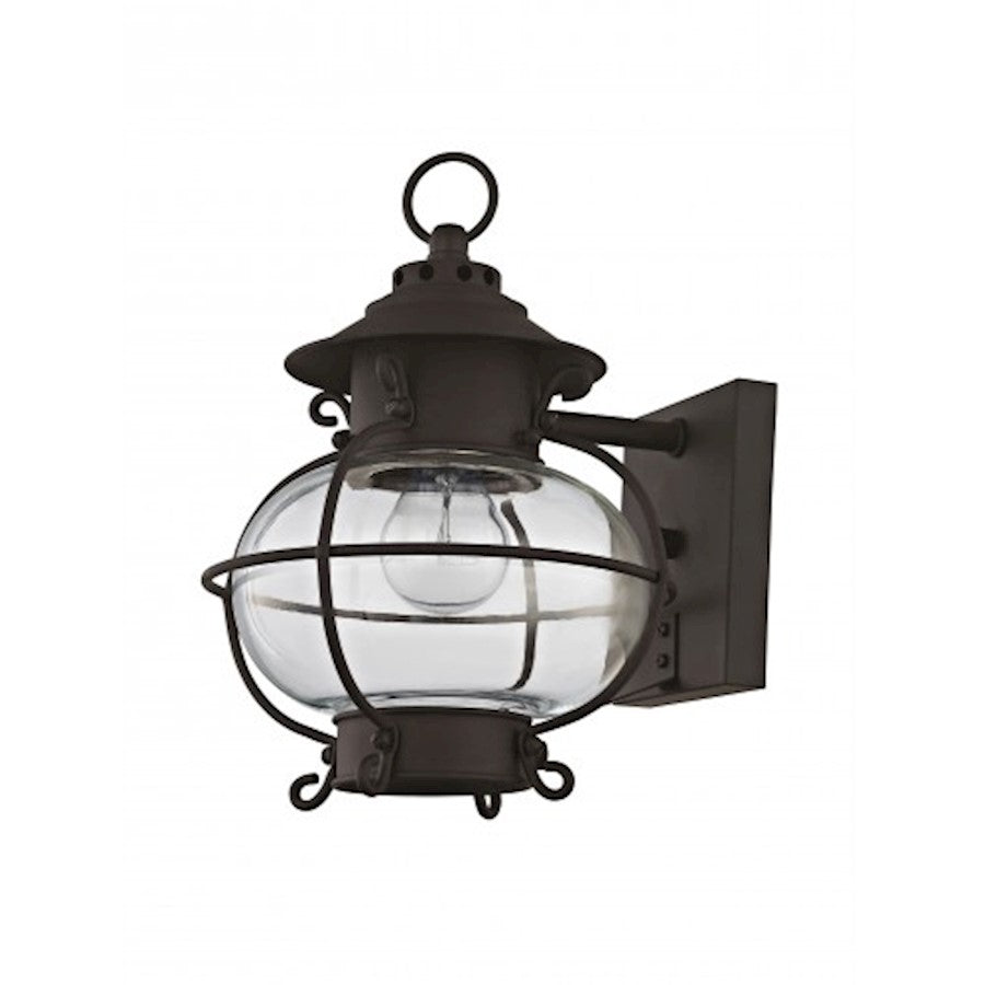 Livex Lighting Harbor Outdoor Wall Lantern in Bronze
