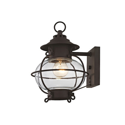 Livex Lighting Harbor Outdoor Wall Lantern in Bronze