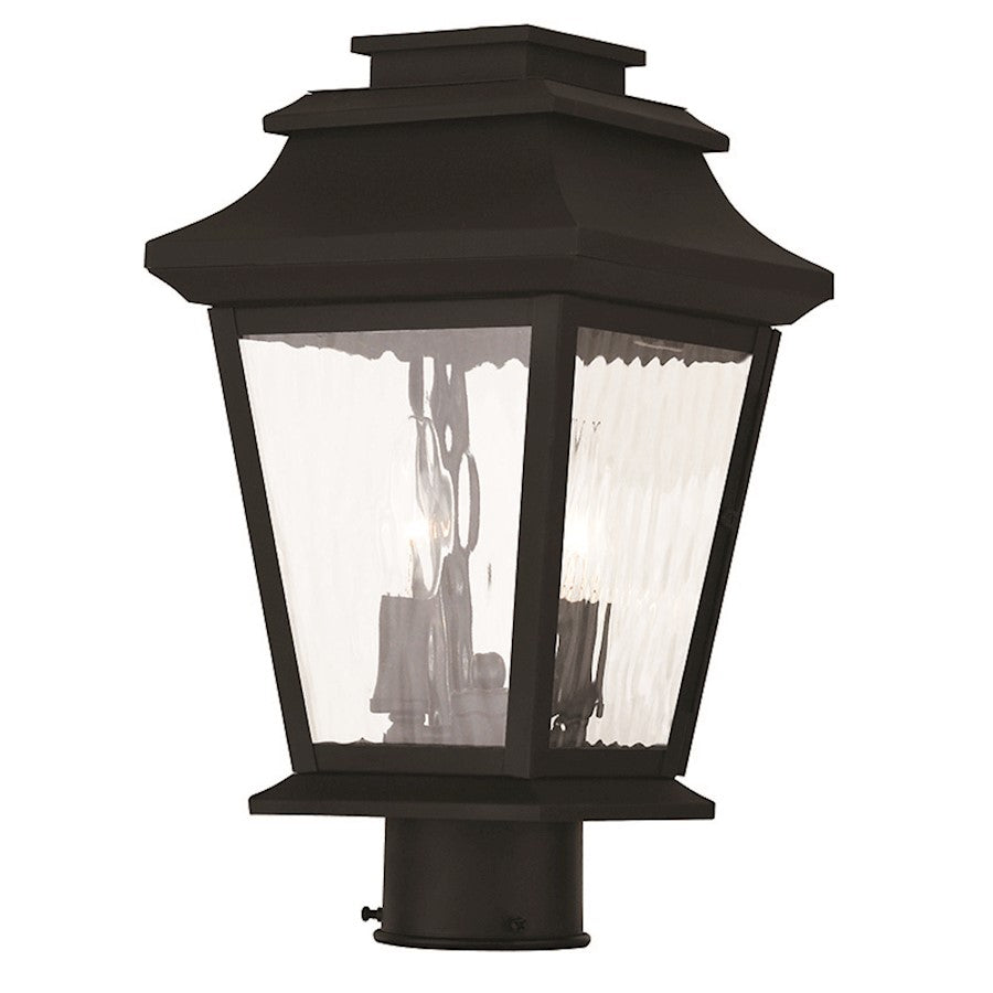 Livex Lighting Westover Outdoor Post Head in Antique Brass