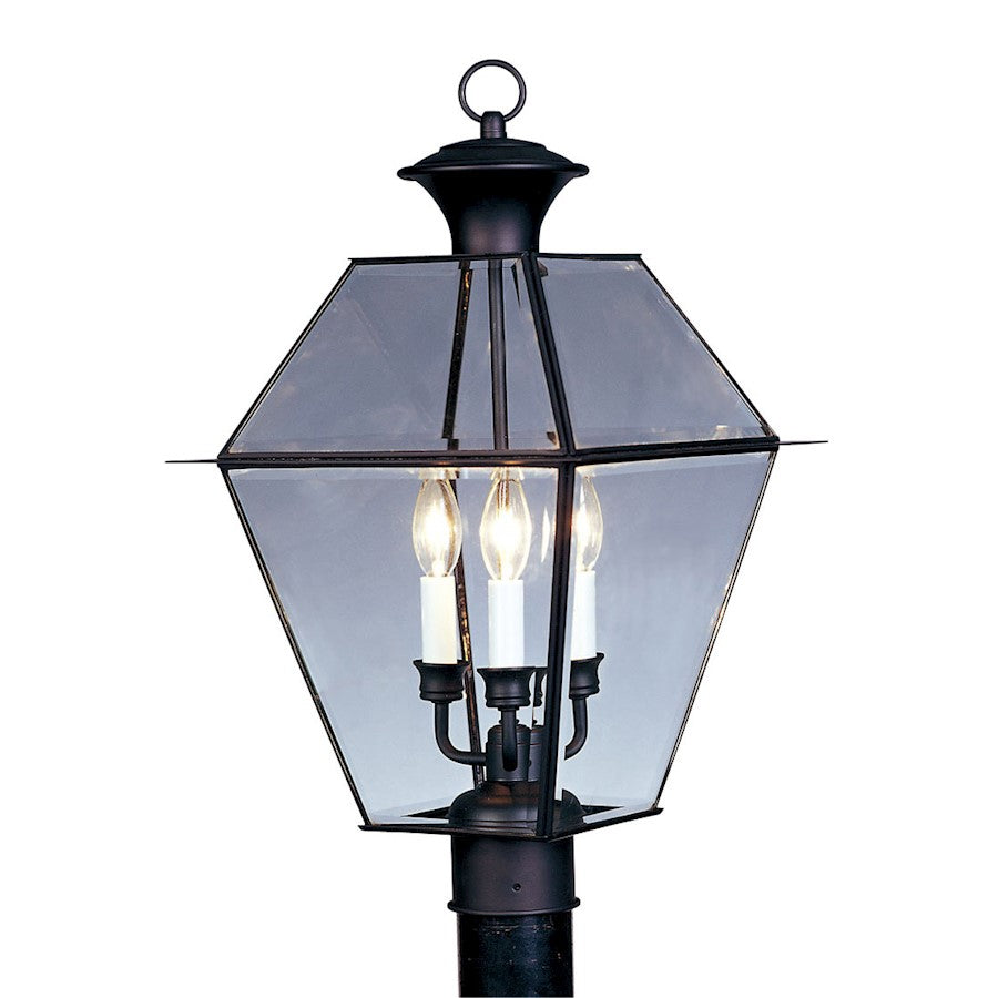 Livex Lighting Westover Outdoor Post Head in Black
