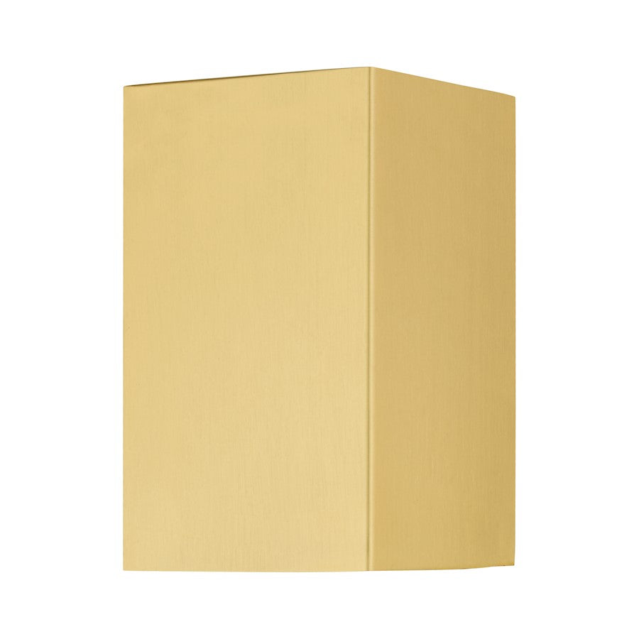 Livex Derby 1 Light Outdoor/Indoor ADA Small Sconce, Satin Gold
