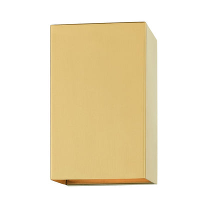 Livex Derby 1 Light Outdoor/Indoor ADA Small Sconce, Satin Gold
