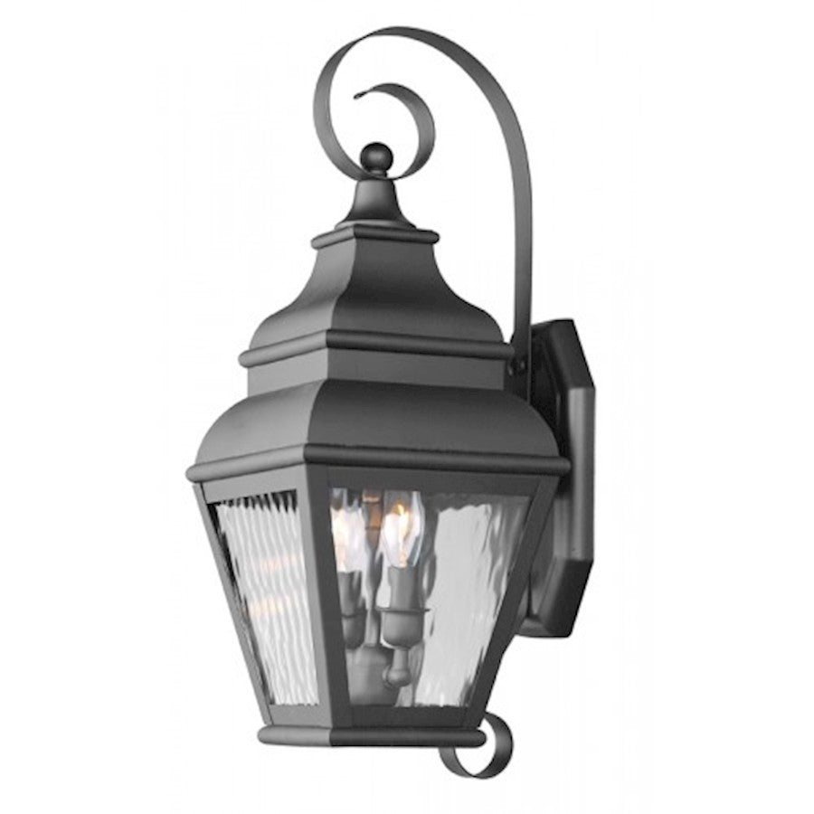Livex Lighting Exeter Outdoor Wall Lantern in Black