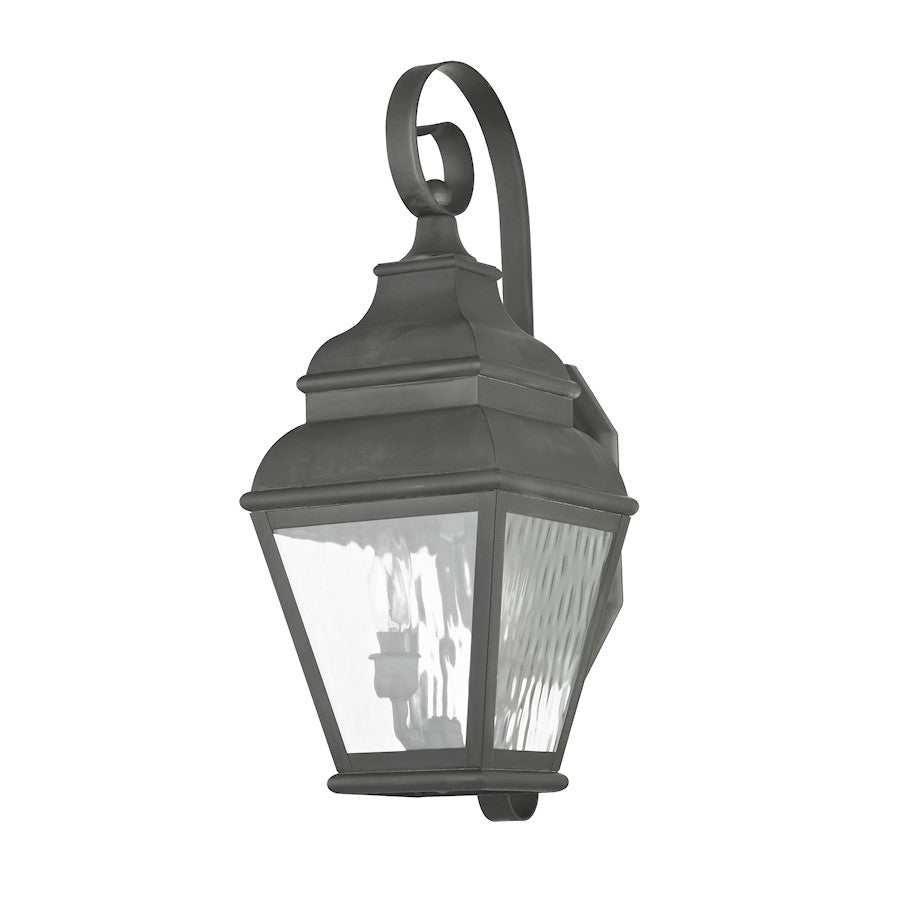 Livex Lighting Exeter Outdoor Wall Lantern in Charcoal